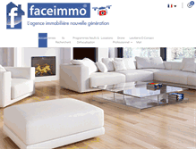 Tablet Screenshot of faceimmo.com